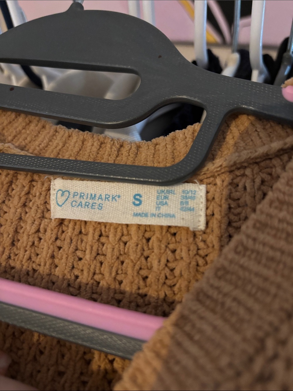 Primark Camel Brown Knitted Button-Up Cardigan - Picture 2 of 3